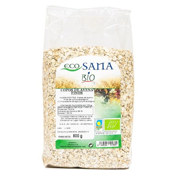 Fine oat flakes bio - 500g