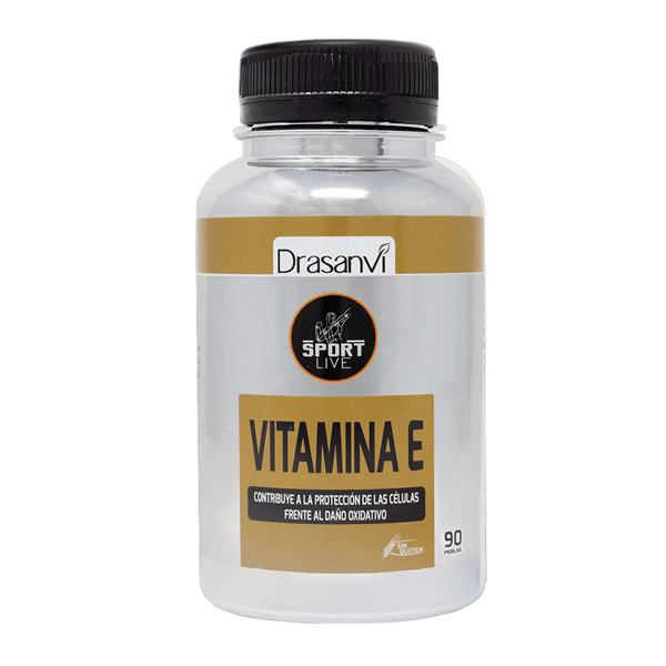 Vitamin e sport live embalagem de 90 softgels do fabricante Drasanvi na categoria vitamina e