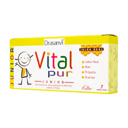 Vitalpur junior pacote de 7 vials do fabricante Drasanvi complemento alimentar de vitalidade e energia
