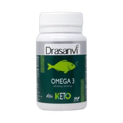 Omega 3 apresentação de 30 softgels keto da marca Drasanvi