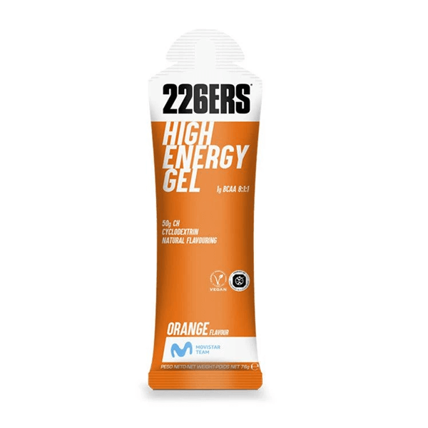 High energy gel bcaa em 60ml na categoria gels e barrinhas do fabricante 226ERS