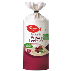 Rice pancakes and lentils bio - 115 g El Granero Integral - 1