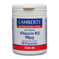 Vitamin k2 90mcg apresentação de 60 cápsulas - vitaminas da marca Lamberts