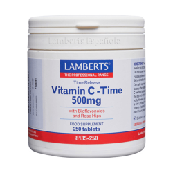 Vitamina C de Libertação Sustentada 500mg pacote de 250 comprimidos do fabricante Lamberts