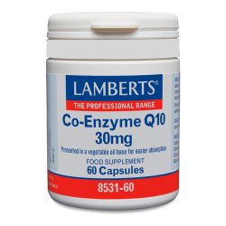 Co-enzima Q10 30mg pacote de 60 cápsulas por Lamberts - antioxidante