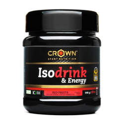 Isodrink & energy embalagem de 640g do fabricante Crown Sport na categoria gels e barrinhas