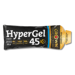 Hypergel 45 with caffeine em 75g feito por Crown Sport na categoria gels e barrinhas