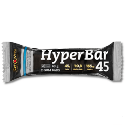 Hyperbar 45 apresentação de 60g do fabricante Crown Sport complemento alimentar de barrinhas de carboídratos