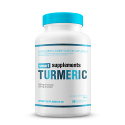 Turmeric 500mg apresentação de 60 vegetable capsules na categoria antioxidante da marca Smart Supplements