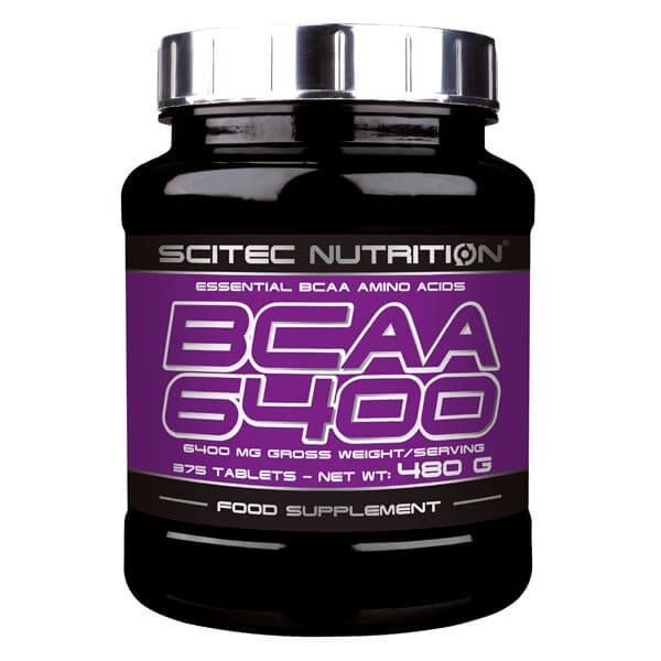 BCAA 6400 de 375 comprimidos na categoria bcaa ramificados por Scitec Nutrition