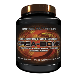 Crea-Bomb new formula de 660 g do fabricante Scitec Nutrition suplemento de outras creatinas