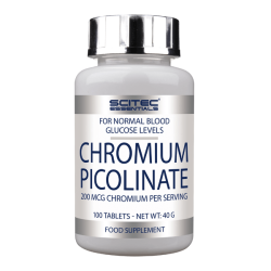 Picolinato de Cromo pacote de 100 comprimidos por Scitec Nutrition na seção de outros queimadores de gordura