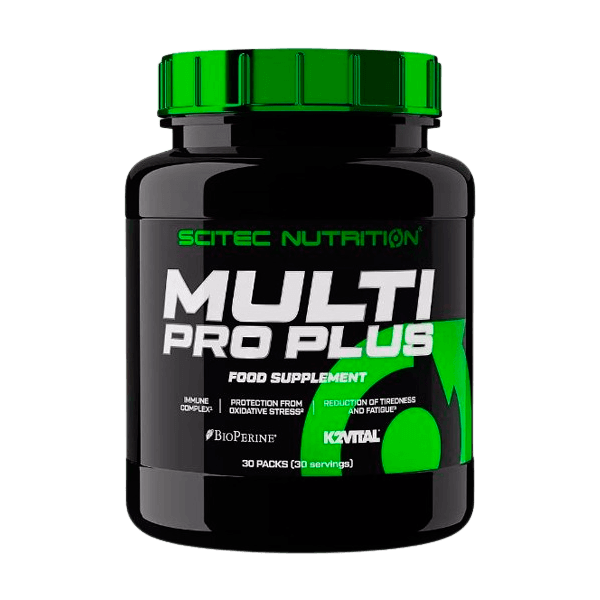 Multi PRO Plus pacote de 30 packs feito por Scitec Nutrition da seção complexos multivitaminico