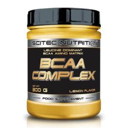 BCAA Complex embalagem de 300g na seção de bcaa ramificados feito por Scitec Nutrition