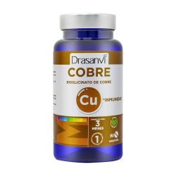 Mineral Bisciglinato de Cobre - 90 Tabletas
