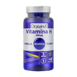 Vitamina H com Biotina 500mcg - 90 comprimidos- Drasanvi