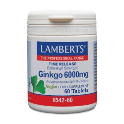 Ginkgo biloba 6000mg - 60 comprimidos